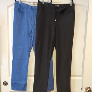 Blue and Black Pants Set